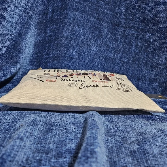 T Swift Eras Tour Pencil Pouch Cotton Canvas Zipper - Picture 6 of 6